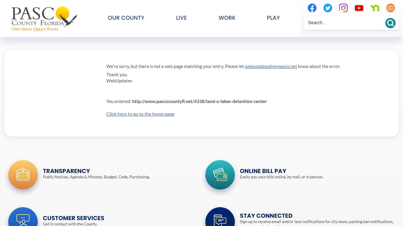 Land O' Lakes Detention Center | Pasco County, FL ...